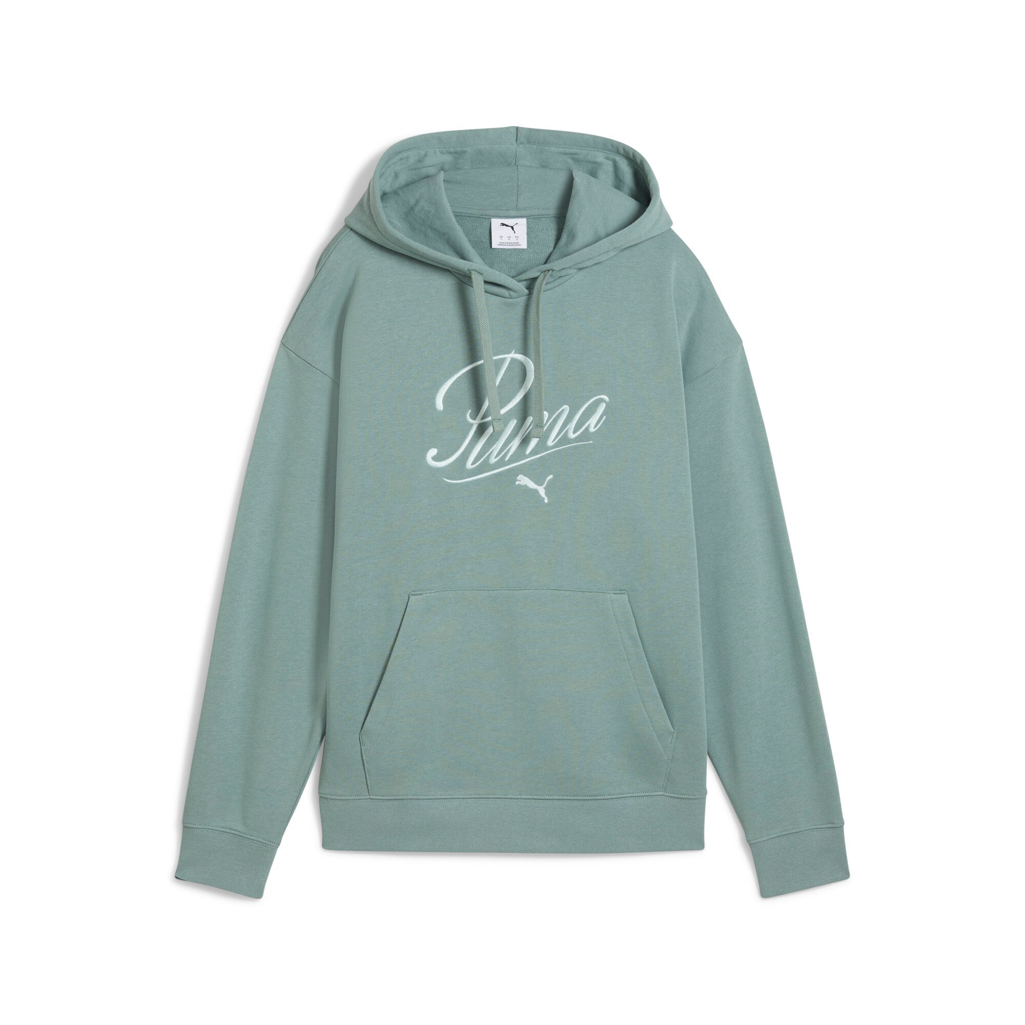 

PUMA Женская толстовка Essentials Script Comfort, цвет green moon