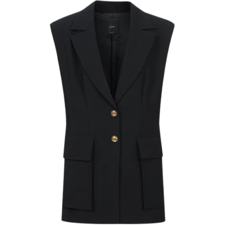 

PINKO Женский черный жилет, Black