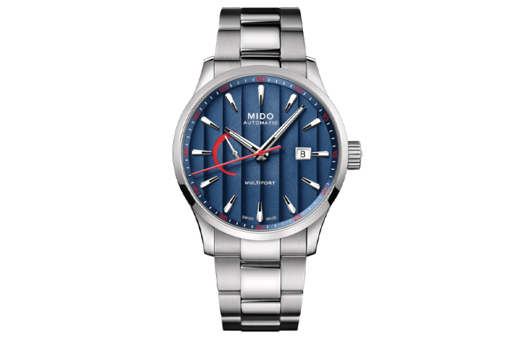 

MIDO Часы Helm Automatic Mechanical Movement Men's Watch Watch 42mm Blue Dial Stainless Steel Case, Blue
