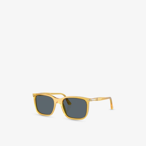 

Po3357S солнцезащитные очки с прямоугольной оправой из ацетата Persol, бежевый