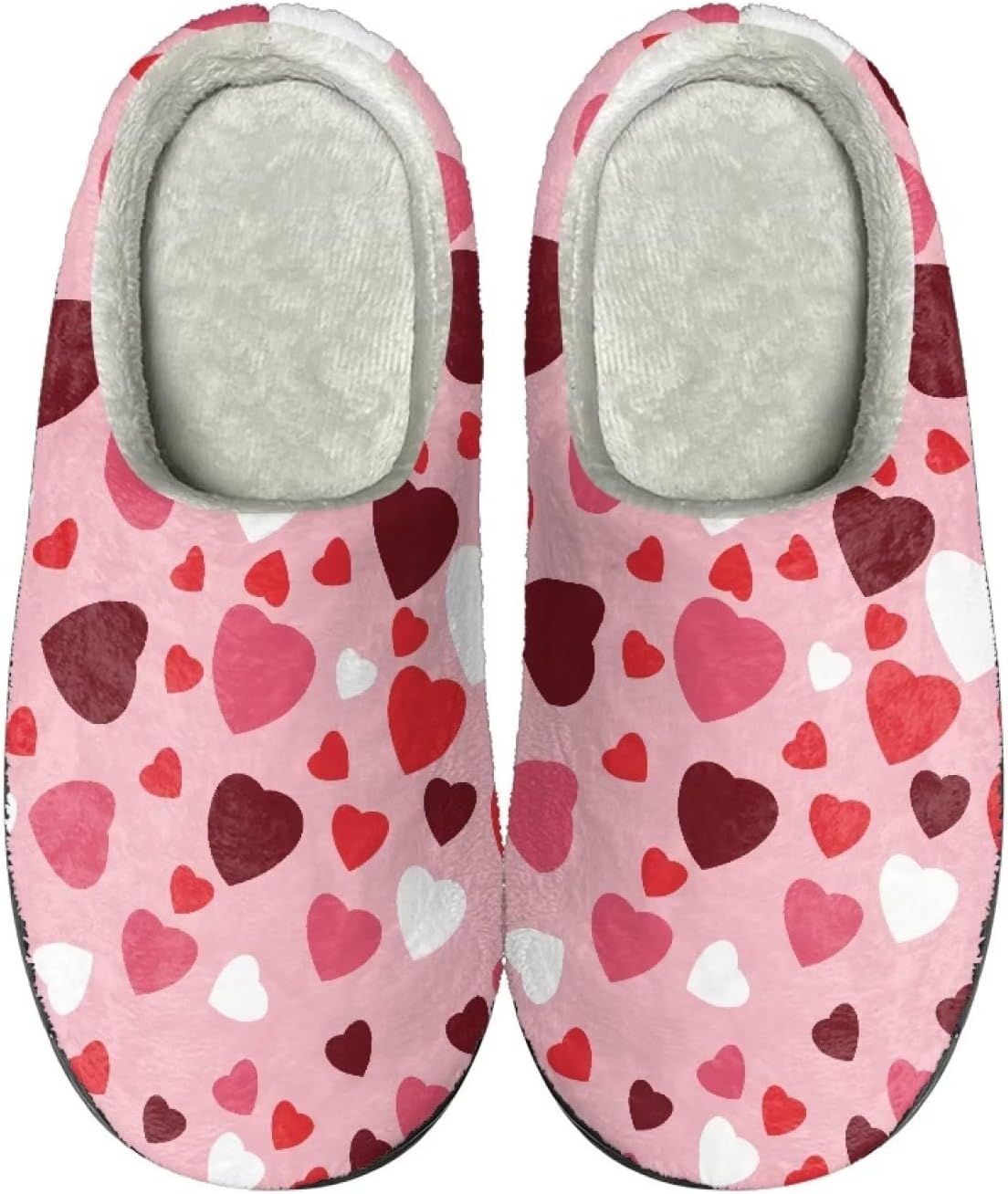 

Тапочки Baxinh Scuff для женщин и мужчин, мягкие теплые домашние тапочки для использования в помещении и на улице, легкая обувь с противоскользящей подошвой, белый/розовый
