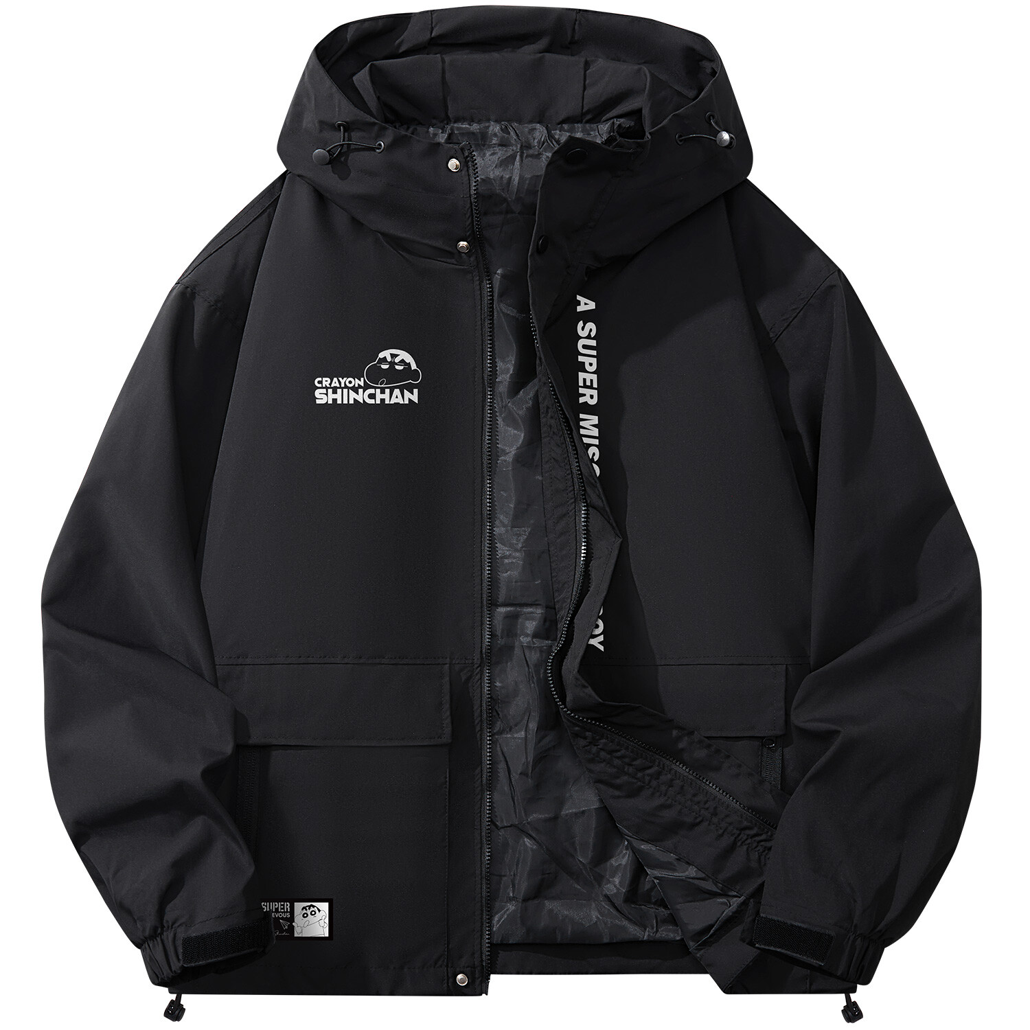 

Куртка унисекс Crayon Shinchan/Crayon Shinchan, Черный [ватник 3-в-1]