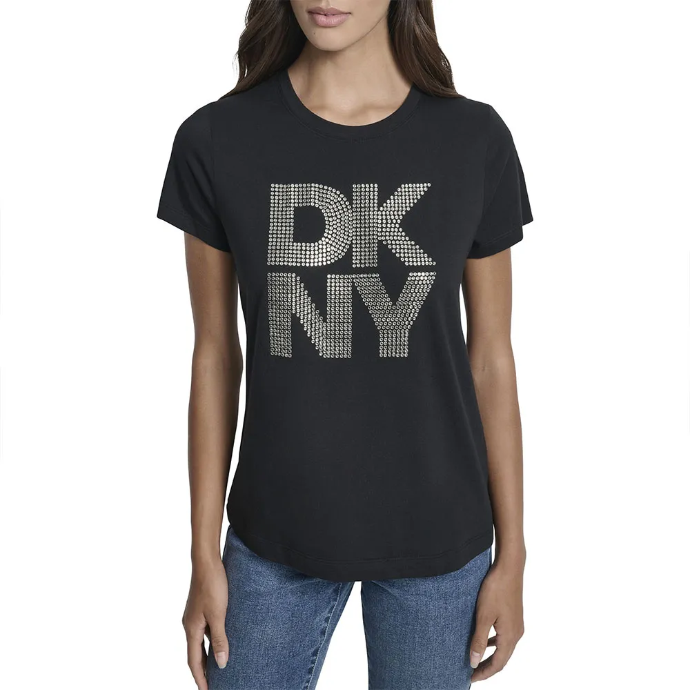 

Футболка DKNY Stacked Metal R, черный