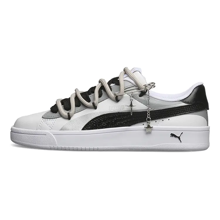 

Кроссовки Puma Court Breaker Skateboarding Shoes Unisex Low-top Black, белый