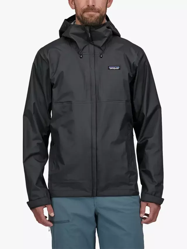 Мужская дождевая куртка Torrentshell 3L Patagonia, Black — фото 2