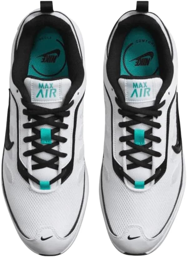 Мужские беговые кроссовки Nike, белый/черный/бирюзовый — фото 2