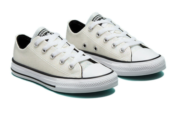 Кроссовки chuck taylor all star low 'winter glitter' Converse, серебряный — фото 4