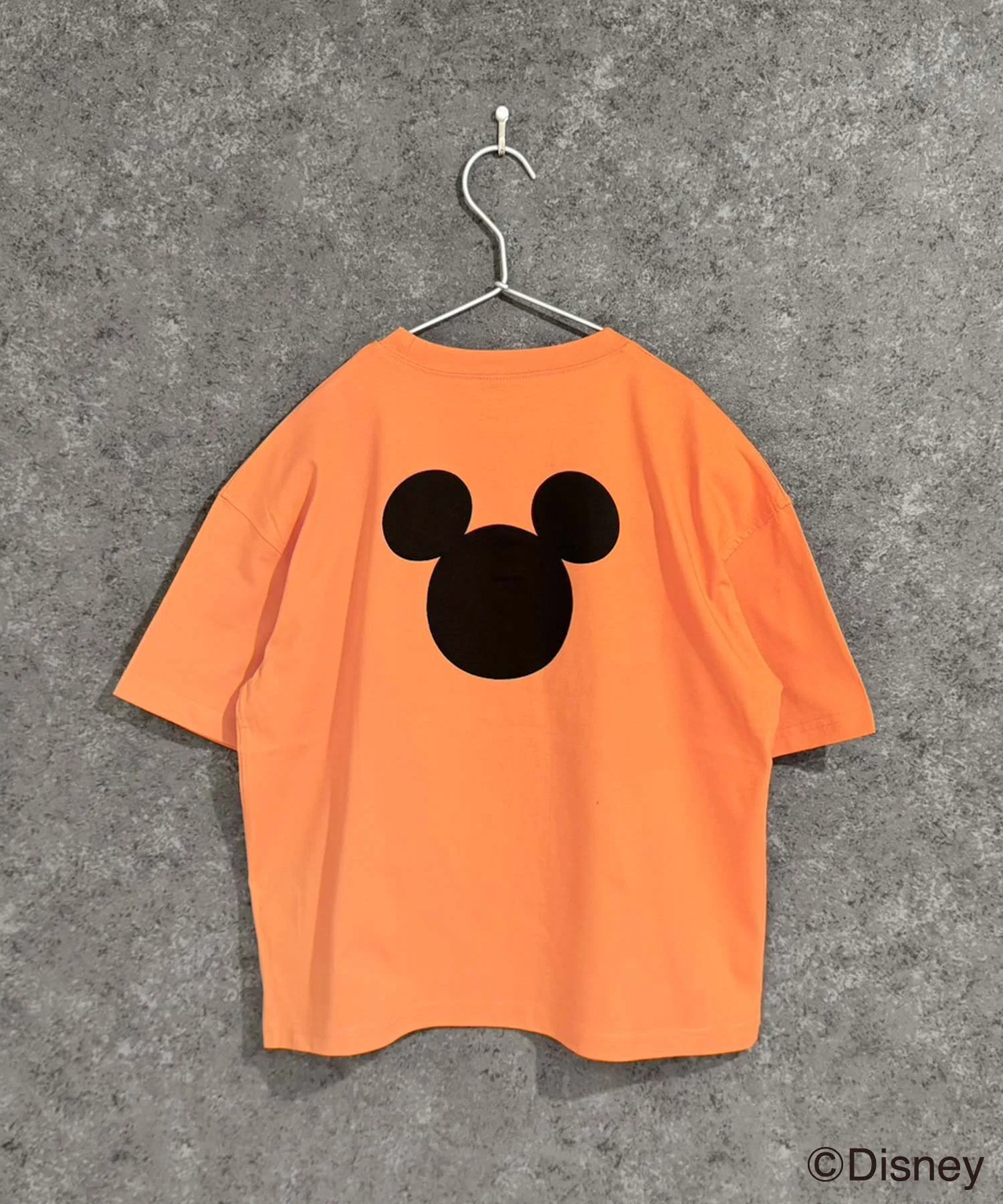 Детская футболка Mickey Mouse оверсайз Disney оранжевая — фото 3