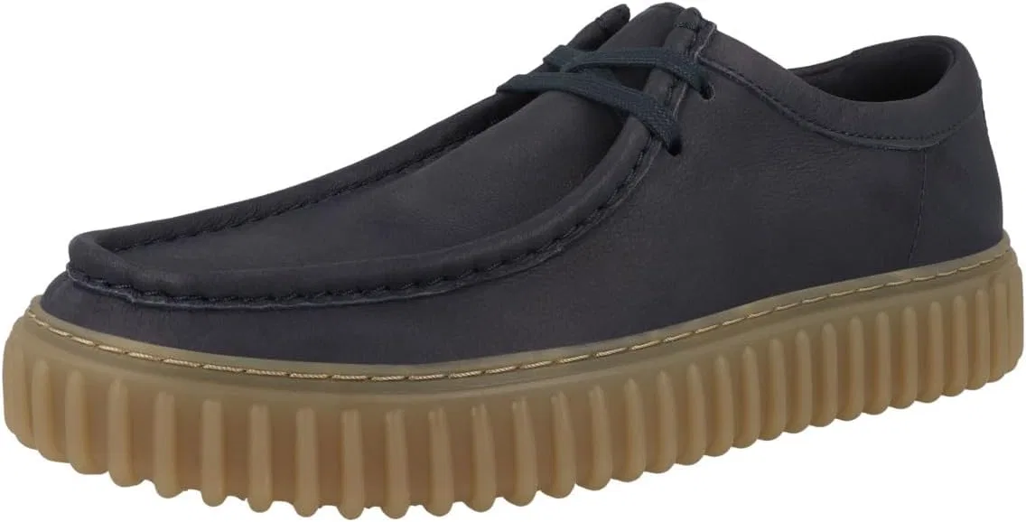 Унисекс туфли Clarks Originals Torhill Lo, темно-синяя кожа, размер 42,5 EU — фото 4