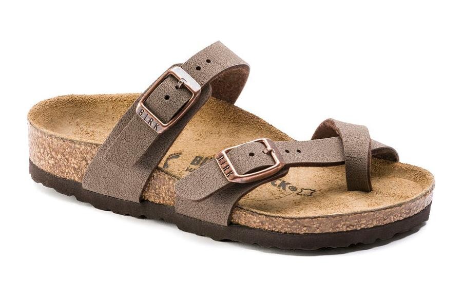 Детские шлепанцы Kids Mocha Brown Birkenstock, цвет Mocha — фото 2