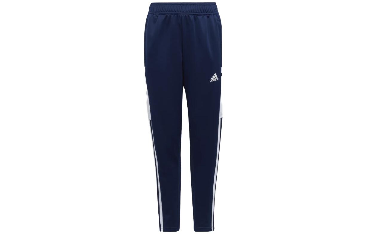 

Детские трикотажные спортивные штаны Adidas, темно-синий