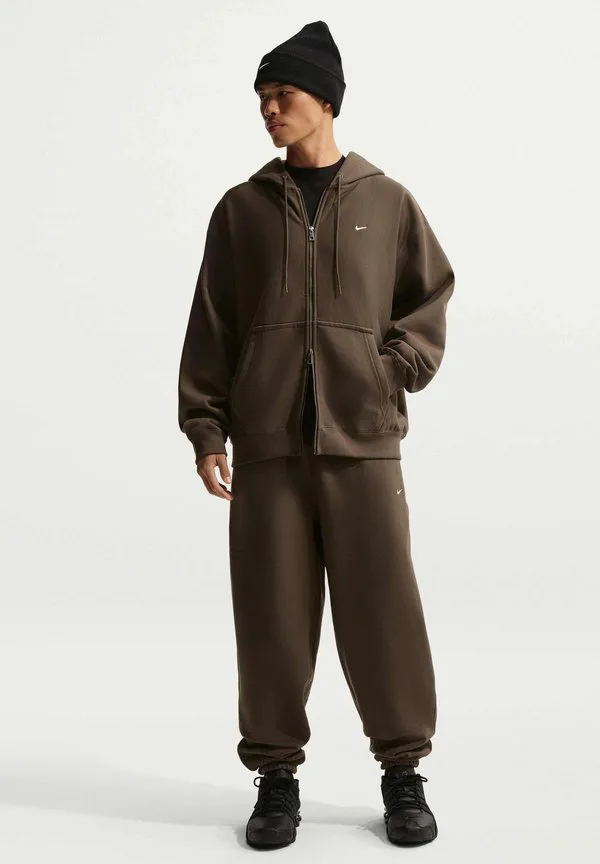 Толстовка на молнии solo Nike Sportswear, Dark Hazel/White — фото 2