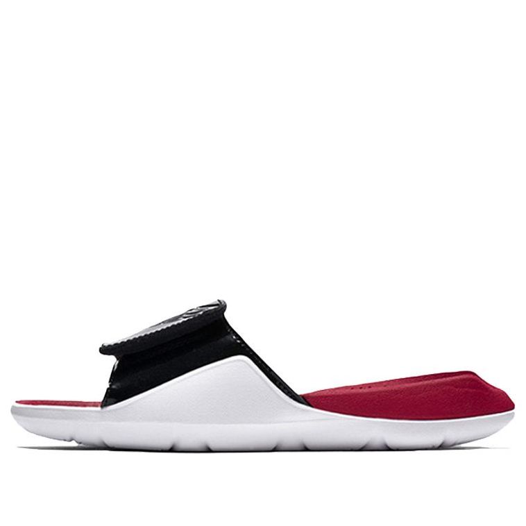 

Шлепанцы (GS) Air Jordan Hydro 7 Black Red White (W) Slippers ''