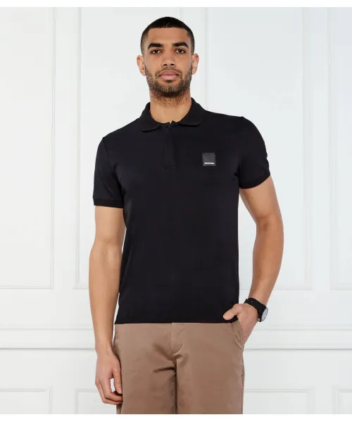 

Футболка поло Regular fit Emporio Armani, черный