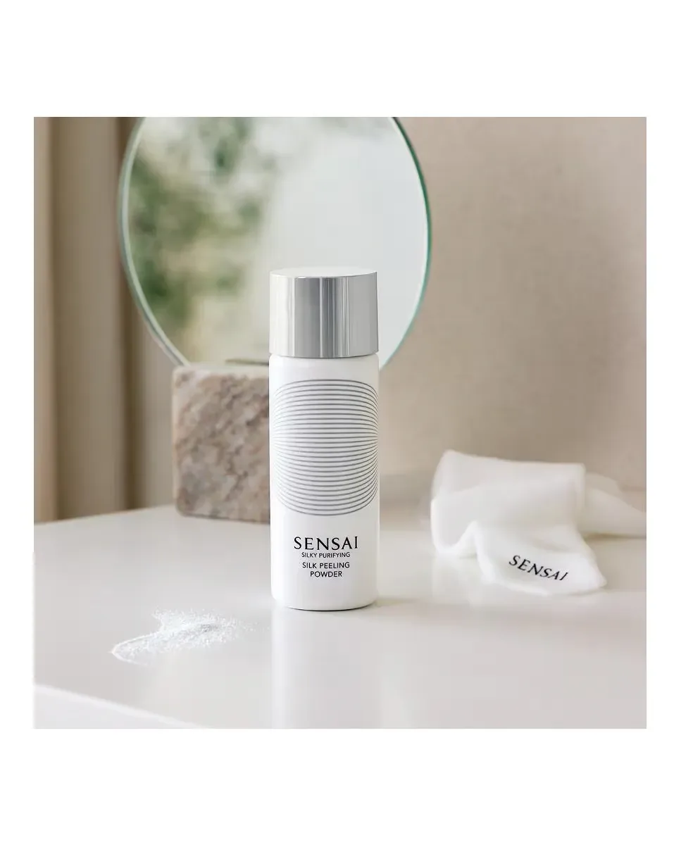 Silky Purifying Silk Peeling Powder 40 г Exfoliant Sensai — фото 3