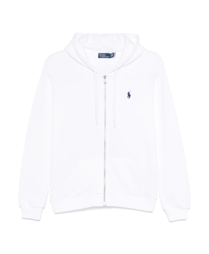 

Белая белая толстовка bianco ss25 Polo Ralph Lauren, белый
