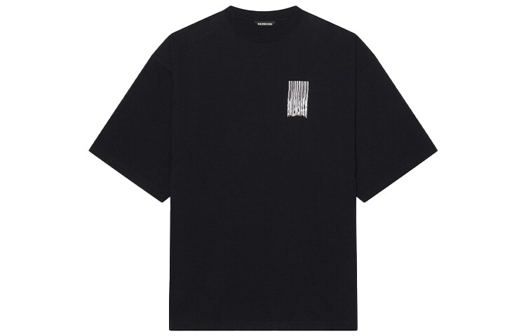 

Футболка Balenciaga широкого кроя, черный