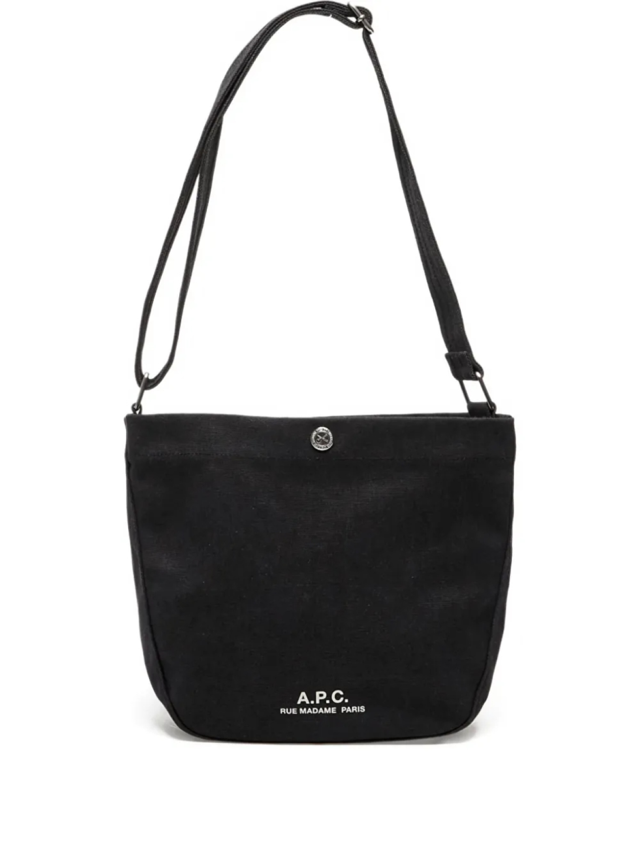 

Сумка через плечо из холста APC A.P.C., черный