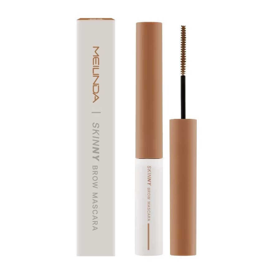 

Meilinda Тушь для бровей Skinny Brow 4г. 04 Карамельно-коричневый, Caramel brown