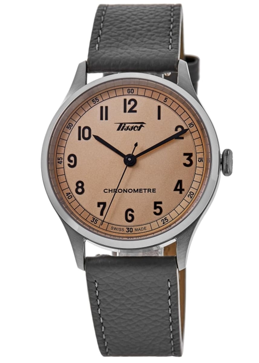 

Tissot Heritage 1938 автоматические часы COSC розового цвета с кожаным ремешком мужские часы T142.464.16.332.00