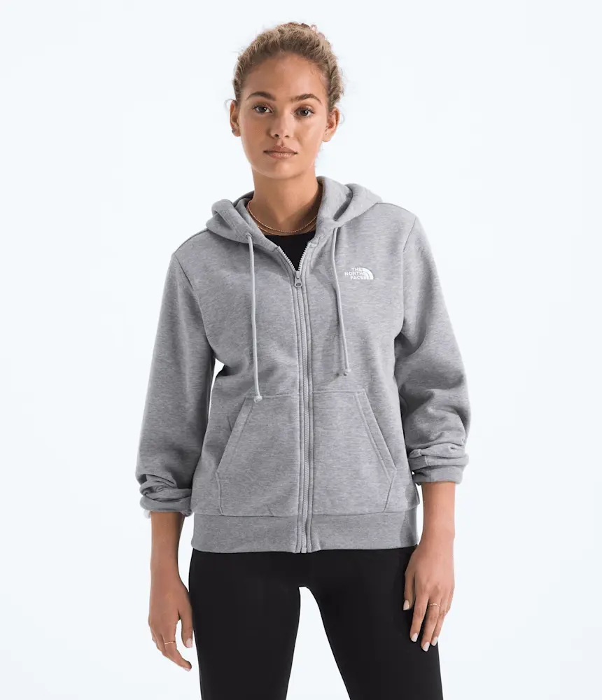 

Женская толстовка с капюшоном Evolution Simple Dome на молнии The North Face, TNF Pale Grey Heather