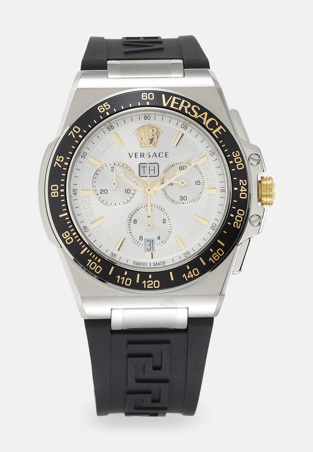 

Хронограф Greca Extreme Chrono Versace, цвет black/silver-coloured