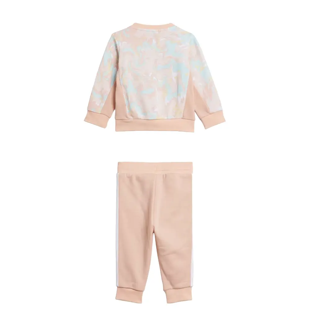 Adidas Originals Комплект из футболки и брюк Casual Sportswear Pink для малышей — фото 4