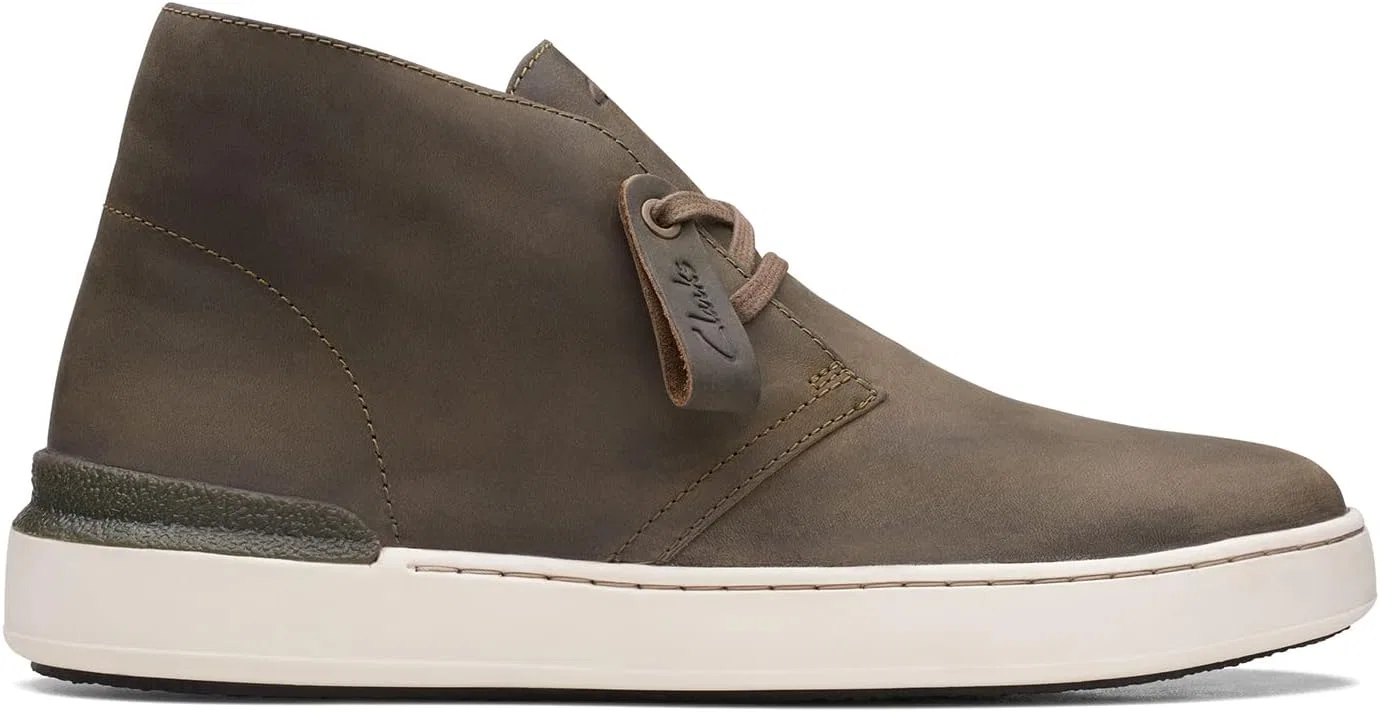 Кожаные ботинки Clarks Court Lite Desert Boot темно-коричневого цвета — фото 2