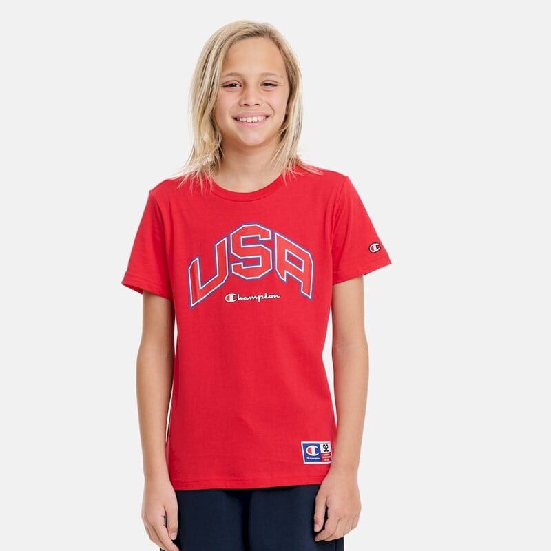 

Детская футболка Legacy Retro USA Champion, красный
