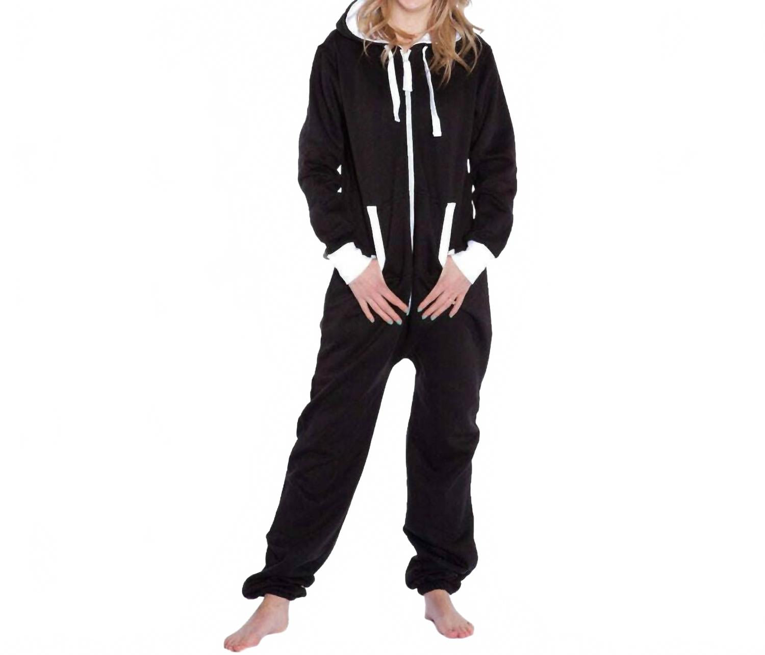 

Big Feet Pajamas Комбинезон унисекс с капюшоном, черный