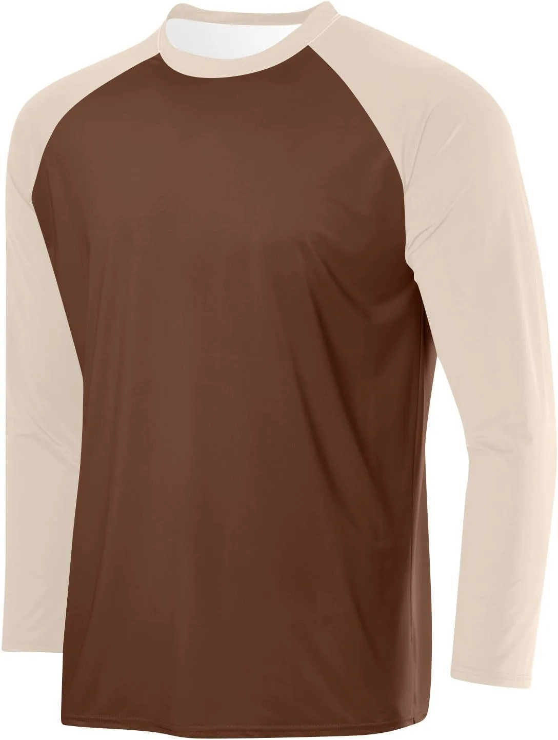 

Мужская футболка Casual Slim Fit с длинным рукавом Raglan и цветными блоками