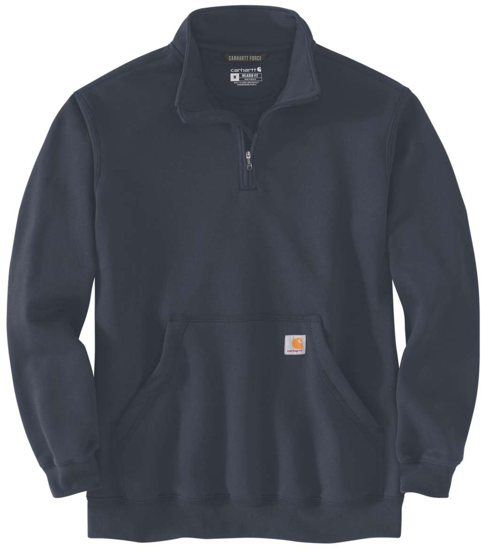 

Толстовка Carhartt Quarter-Zip Sweatshirt, темно-синий