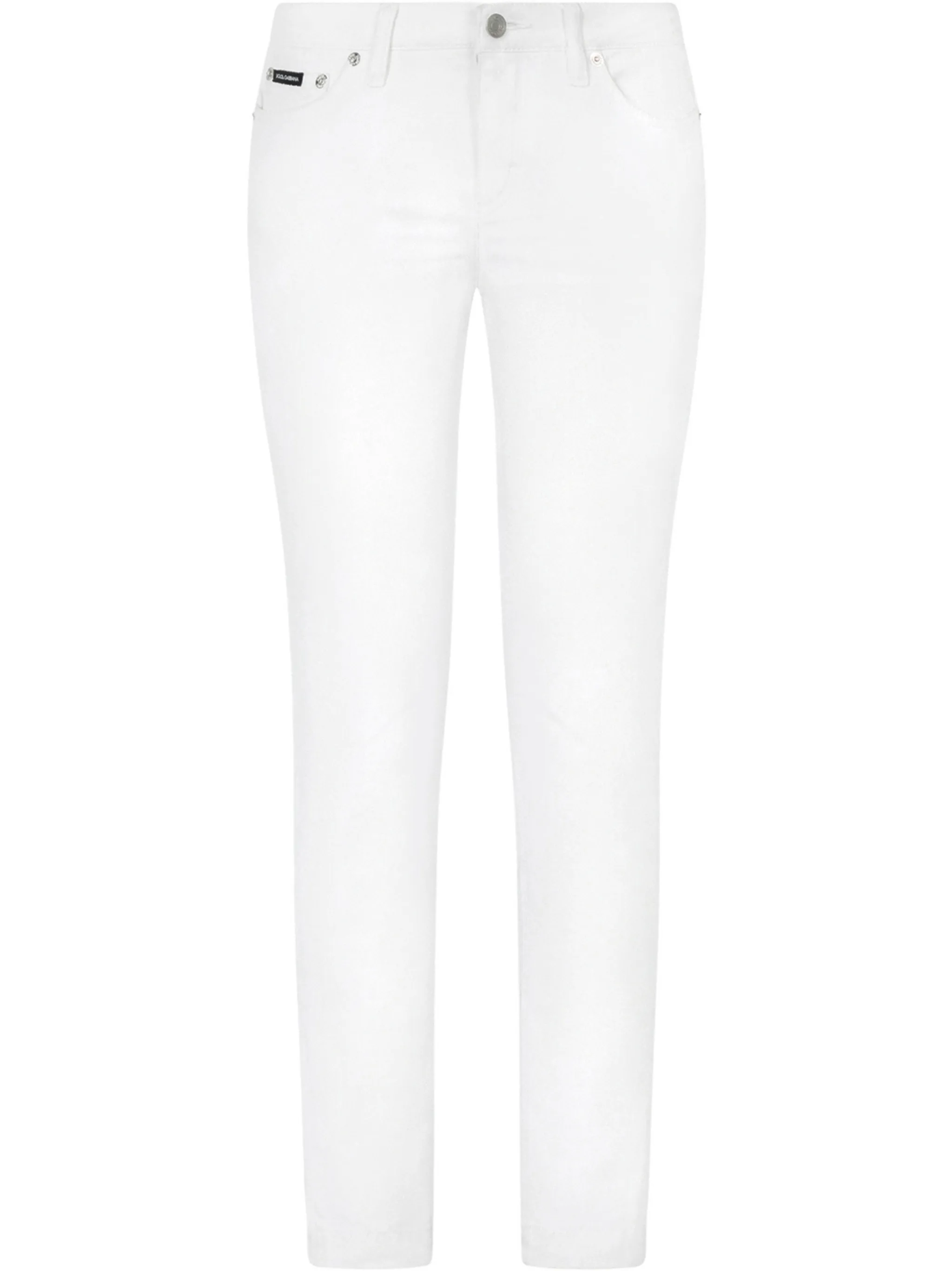 

Джинсы скинни с логотипом Dolce & Gabbana, белый