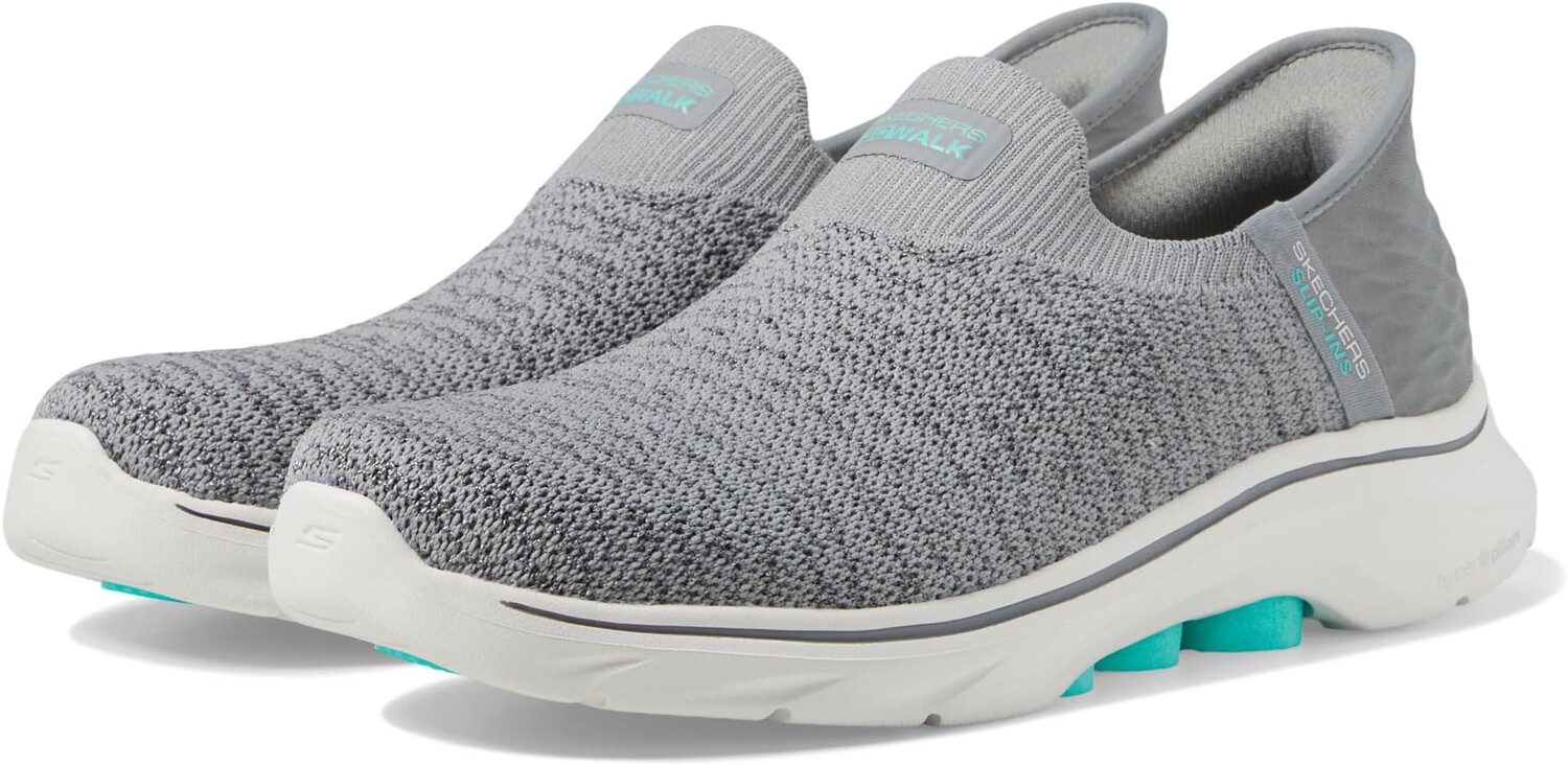 

Кроссовки Go Walk 7 Springtime Hands Free Slip-Ins SKECHERS Performance, серый