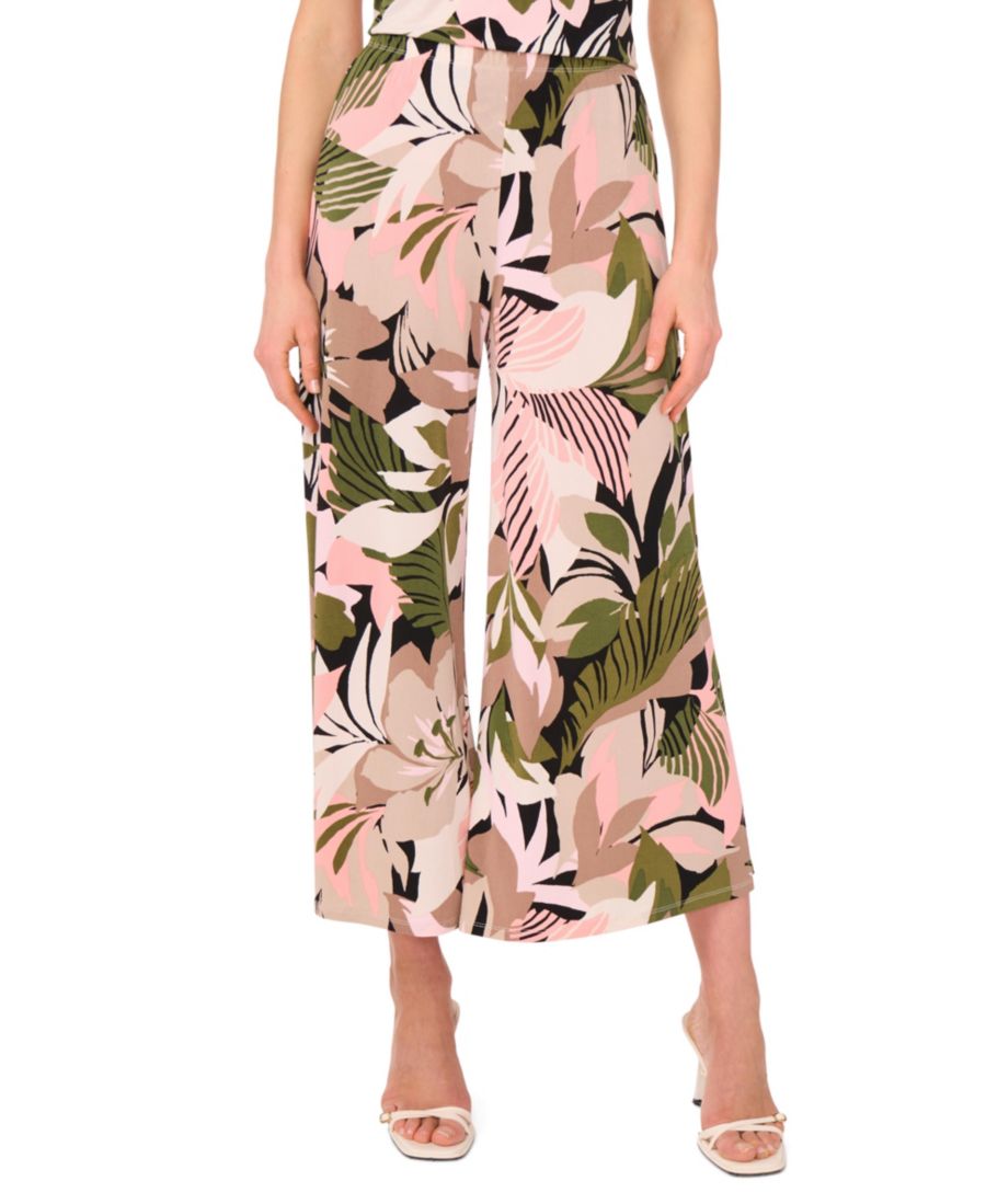 

Женские брюки с широкими штанинами на резинке Vince Camuto, Green