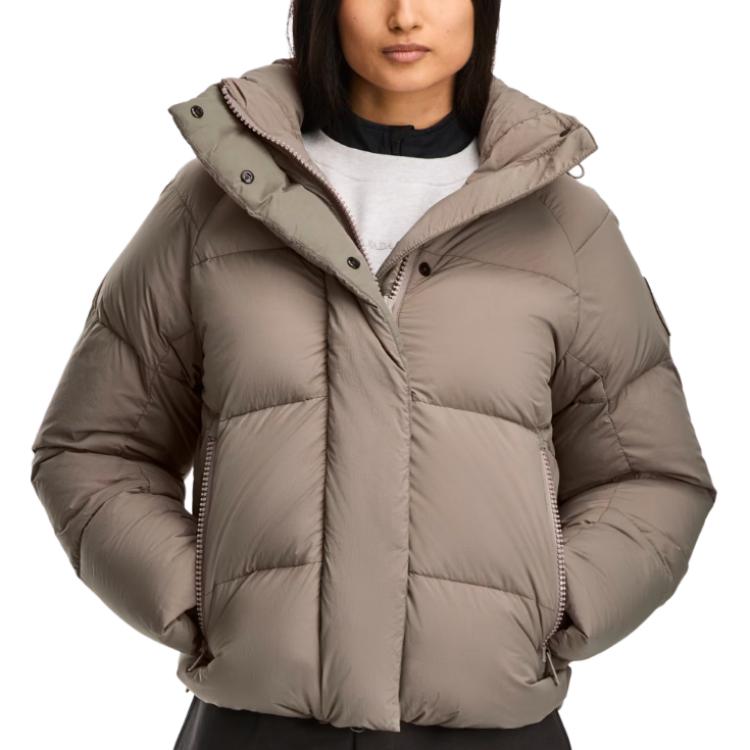Куртка Junction с высоким воротником и стеганой отделкой Canada Goose, Taupe — фото 3