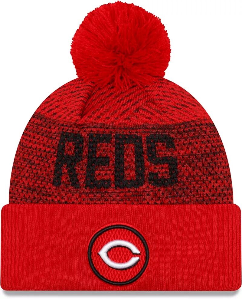 

Мужская вязаная шапка New Era Cincinnati Reds Red Authentic Collection