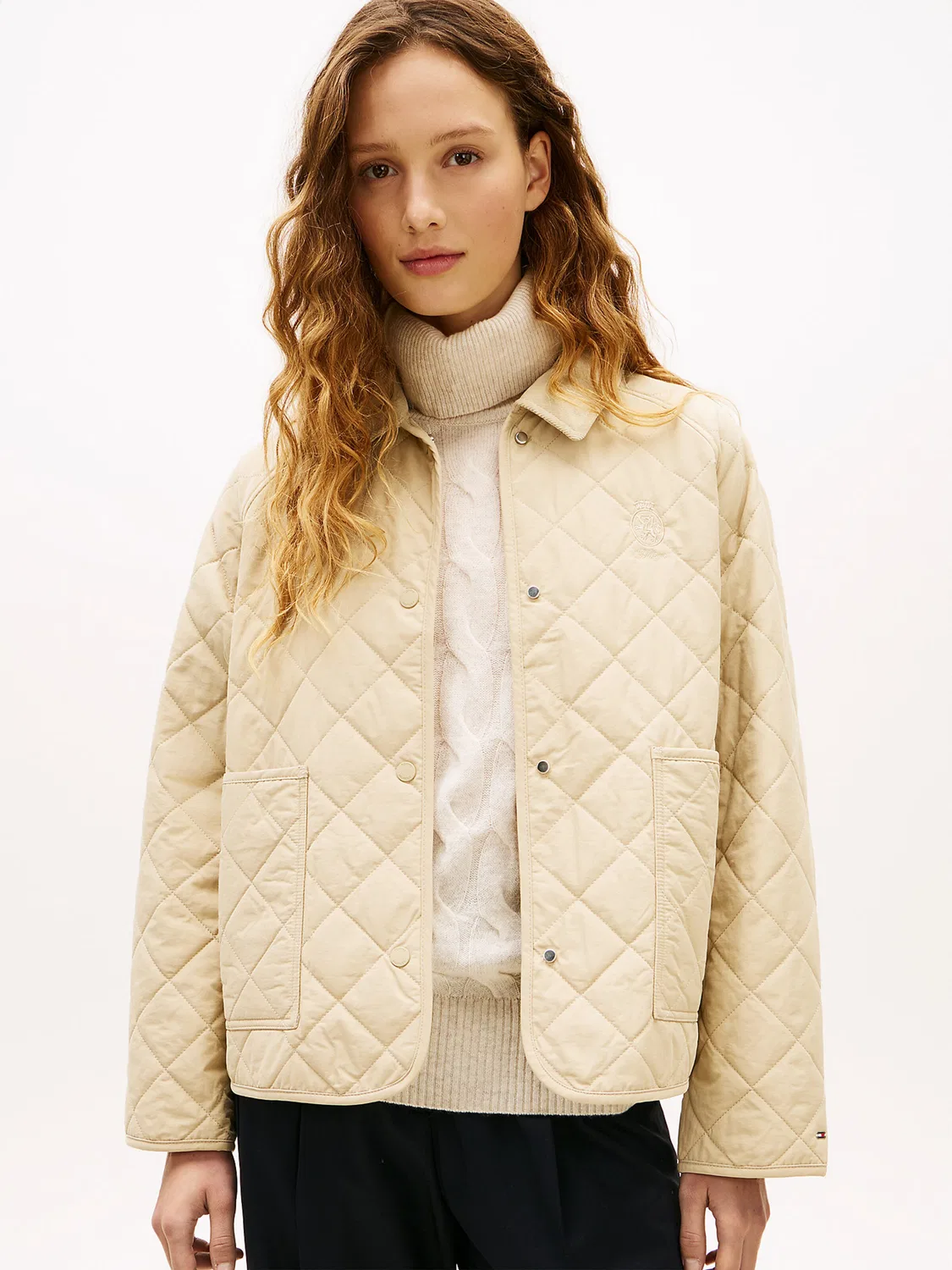 Куртка межсезонья Tommy Hilfiger, Light Brown — фото 2