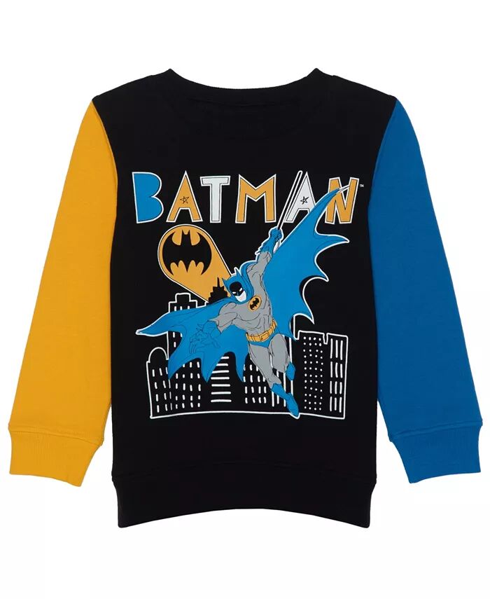 

Флисовая толстовка для малышей и маленьких мальчиков Batman, черный