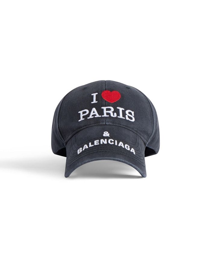 

Кепка I Love Paris & Balenciaga Balenciaga, черный