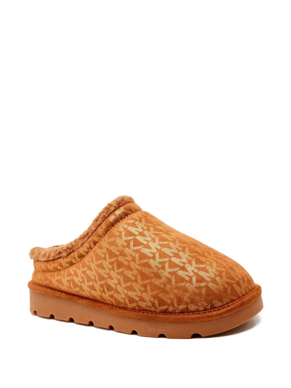 Слиперы Osaka с монограммой Michael Kors Kids, коричневый