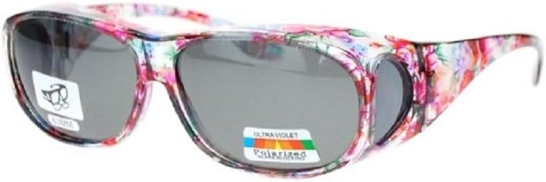 

Поляризованные солнцезащитные очки надеваются поверх овальных и прямоугольных очков. Носятся поверх обычных очков. Закрывают солнцезащитные очки Pink Ribbon Shades, Floral