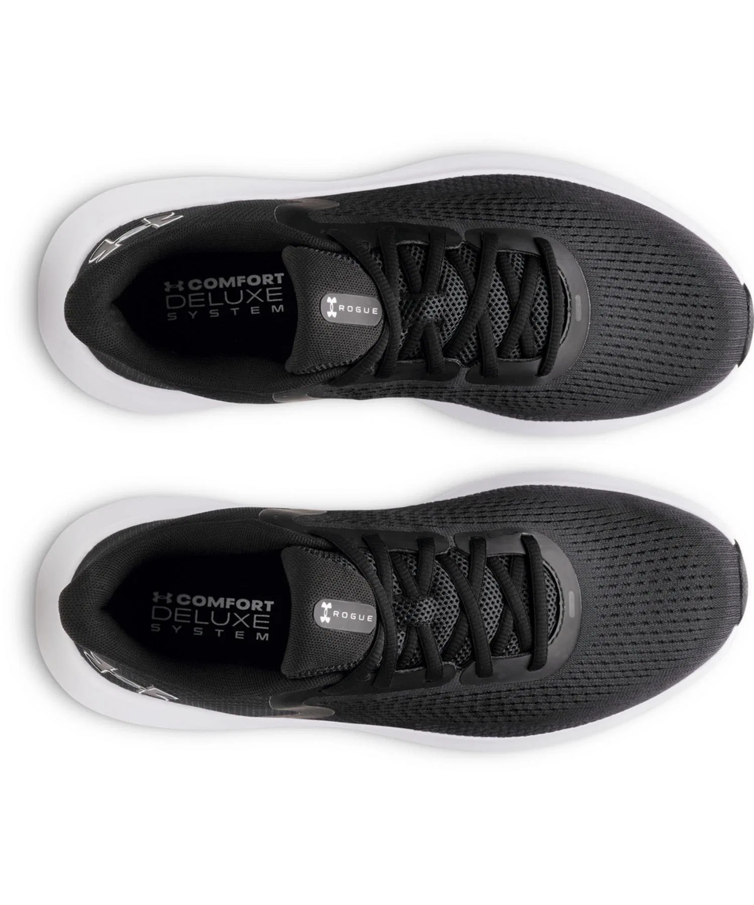 Мужские кроссовки UNDER ARMOUR Charged Rogue 5 Wide для бега чёрные — фото 3