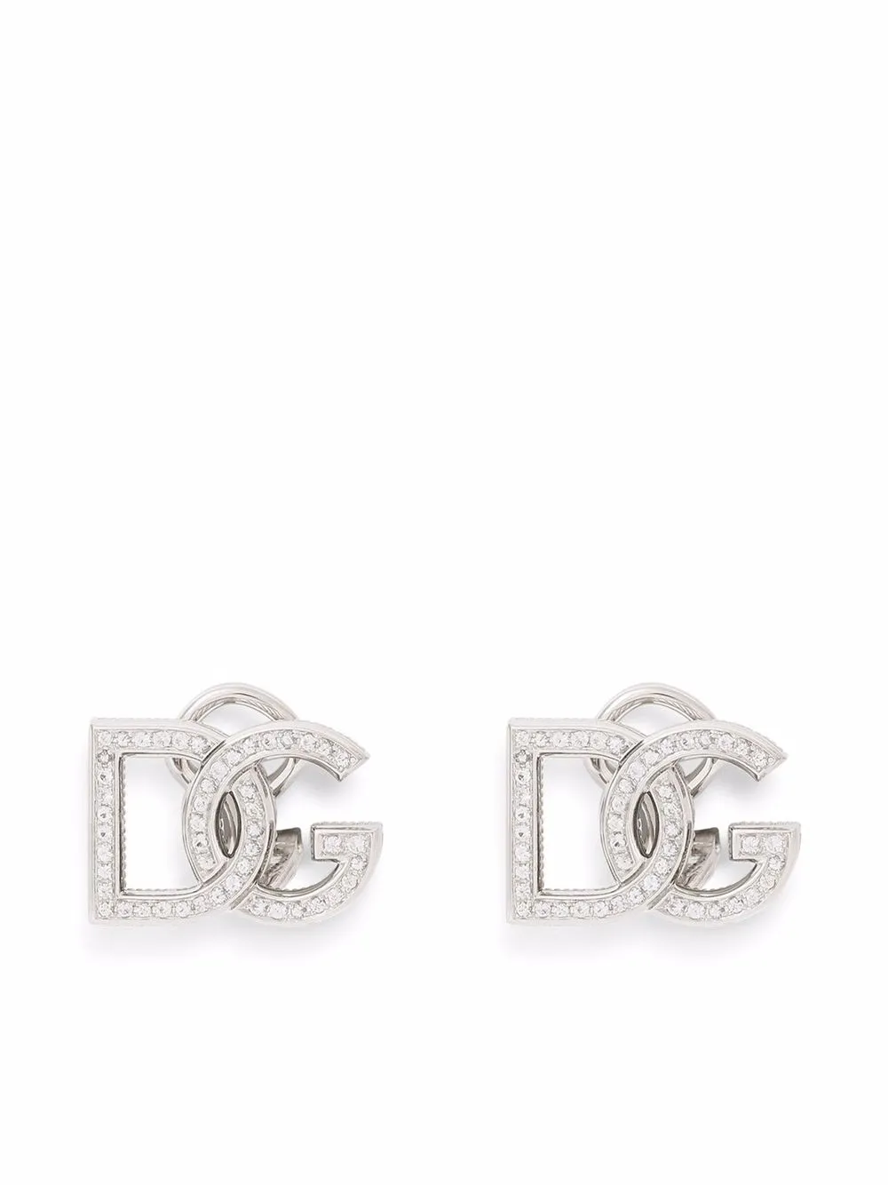 

Серьги из белого золота с сапфирами DOLCE & GABBANA, серебряный