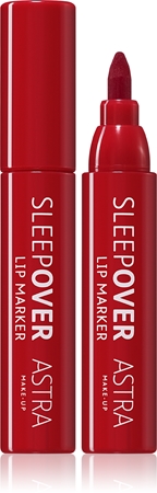

Фломастер для губ Astra Make-up SLEEPOVER LIP MARKER, 0004 MIDNIGHT SNACK 3 ml