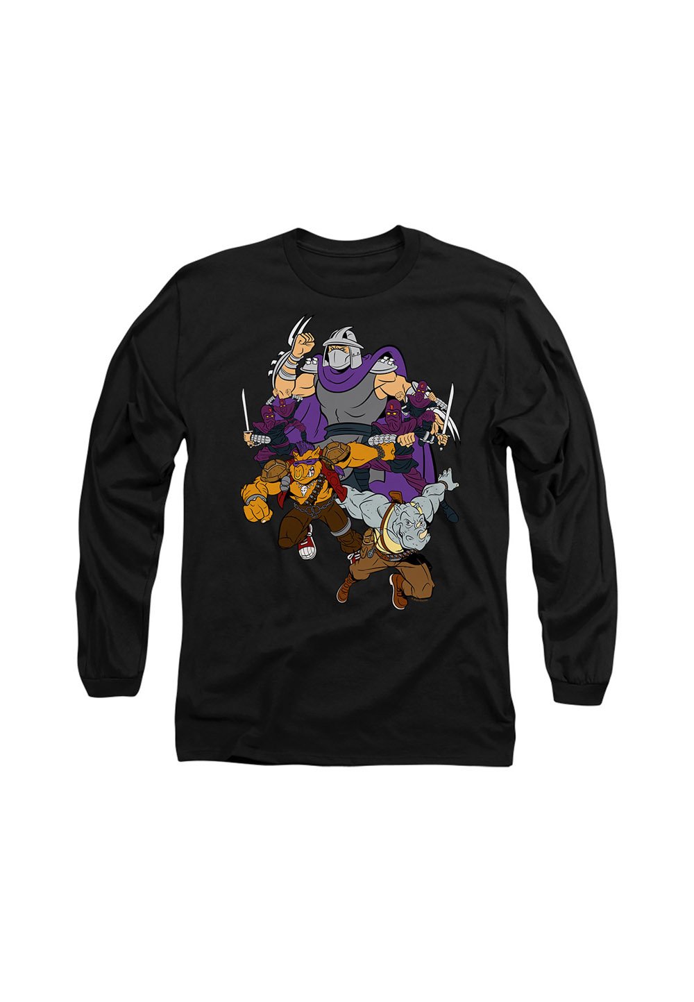 

Топ с длинными рукавами TMNT SHREDDER AND FOOT CLAN Cotton Soul, черный