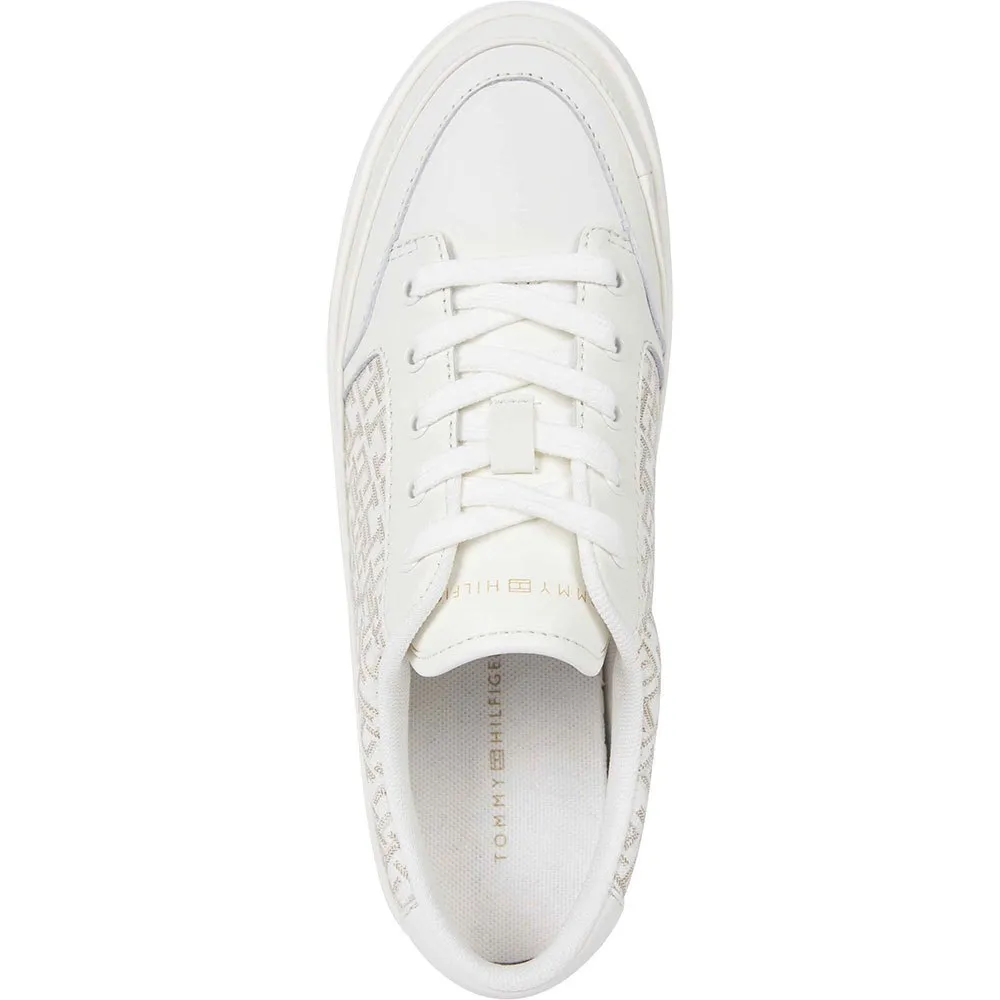 Кроссовки Tommy Hilfiger Vulc Monogram, белый — фото 4