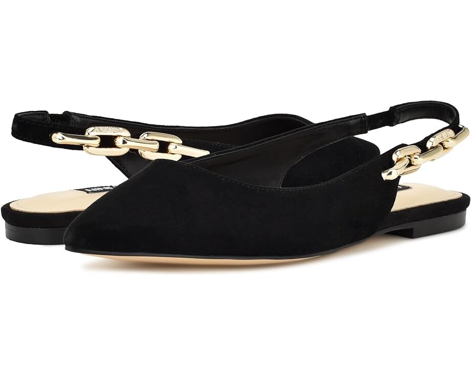 Балетки Nine West Babby, цвет Black Suede
