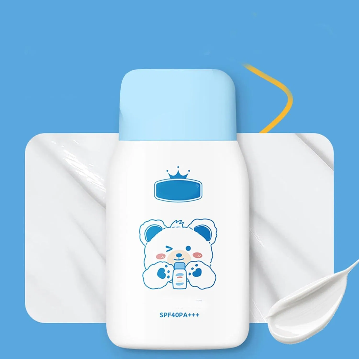 Детский солнцезащитный крем Physical Sunscreen Generic 60 г голубой — фото 4
