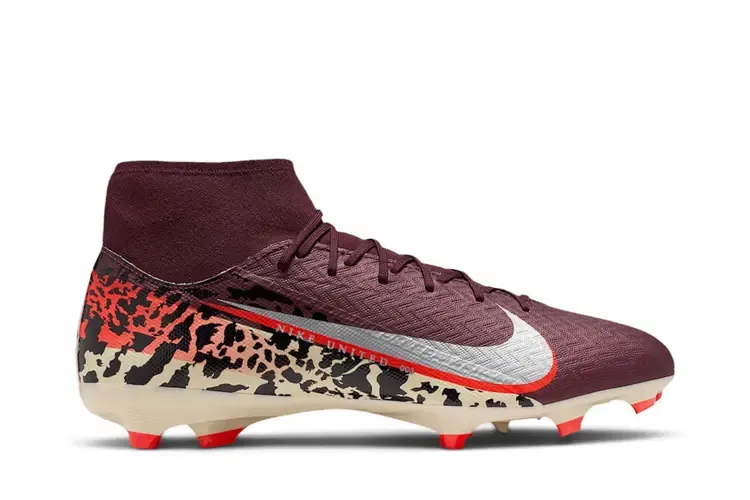 Бутсы Nike United Mercurial Superfly 10 Academy MG High, красный